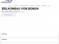 bonda-balkone.de Webseite Vorschau