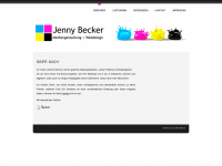 jenny-becker.de Webseite Vorschau