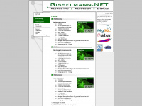 gisselmann.net Webseite Vorschau