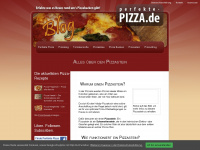 perfekte-pizza.de Webseite Vorschau