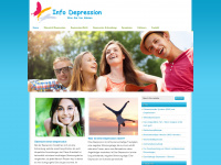 info-depressionen.de Webseite Vorschau