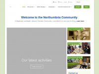 northumbriacommunity.org Webseite Vorschau