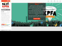 kpfa.org Webseite Vorschau