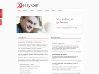 easykom.de Webseite Vorschau