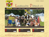 landsknechte-delitzsch.de Webseite Vorschau