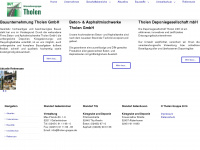 tholen-gruppe.de Webseite Vorschau