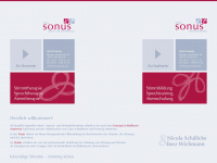 sonus-studio.de Webseite Vorschau