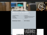 soundfabrik.ch Webseite Vorschau