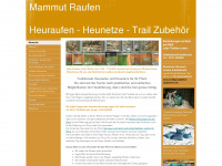 mammut-raufen.com Webseite Vorschau