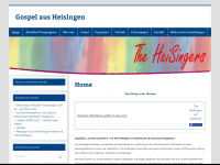 the-heisingers.de Webseite Vorschau