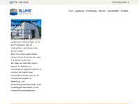 blume-service.de Webseite Vorschau