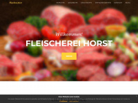 fleischerei-horst.de Webseite Vorschau