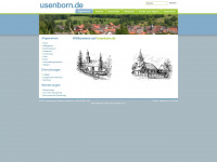 usenborn.de Webseite Vorschau
