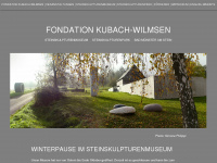 fondation-kubach-wilmsen.de Webseite Vorschau