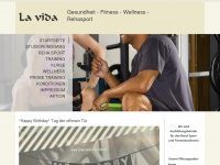 fitnessoase-la-vida.de Webseite Vorschau