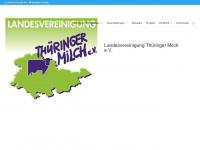 milch-thueringen.de Webseite Vorschau