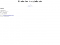 lindenhof-neusuedende.de Webseite Vorschau