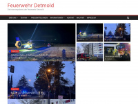 feuerwehr-detmold.org Webseite Vorschau