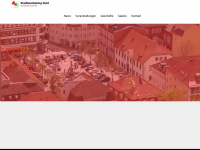 stadtmarketing-suhl.de Webseite Vorschau