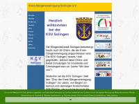 ksv-solingen.de Webseite Vorschau