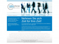 ratiochron.de Webseite Vorschau