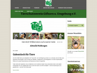 tierschutz-gifhorn.de Webseite Vorschau