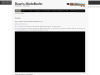 beans-us-modelrailroad.de Webseite Vorschau