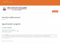 agrarhandel-langholt.de Webseite Vorschau