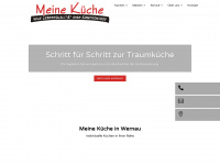 meine-kueche.info Webseite Vorschau