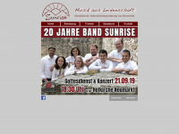 band-sunrise.de Webseite Vorschau
