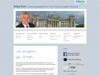 alois-karl.de Webseite Vorschau