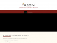 dedem-gmbh.de Webseite Vorschau