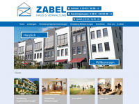 immobilien-zabel.de Webseite Vorschau