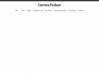 carrera-podium.it Webseite Vorschau