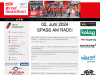 kaernten-radmarathon.at Webseite Vorschau