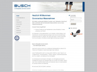 busch-orthopaedie-service.de Webseite Vorschau