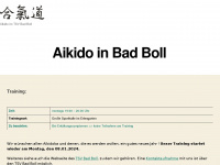 aikido-badboll.de Webseite Vorschau