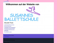 susannes-ballettschule.de Webseite Vorschau