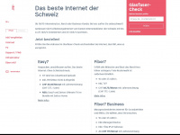 init7.net Webseite Vorschau