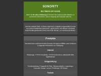 sonority.at Webseite Vorschau