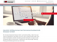 sonnenschutz-strasser.de Webseite Vorschau