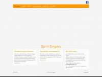spiritsingers.de Webseite Vorschau