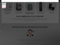 atlas-tresore.com Webseite Vorschau