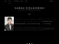 sarahziolkowski.com Webseite Vorschau