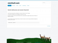 reichholf.com Webseite Vorschau
