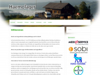 haemolager.ch Webseite Vorschau