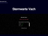 sternwarte-vach.de Webseite Vorschau