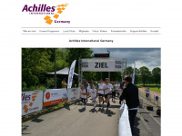 achillesinternational-germany.org Webseite Vorschau