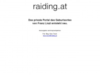 raiding.at Webseite Vorschau