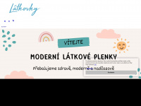 latkovky.cz Webseite Vorschau